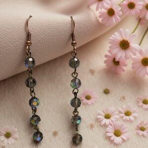 Elegant Handcrafted Beaded Drop Earrings